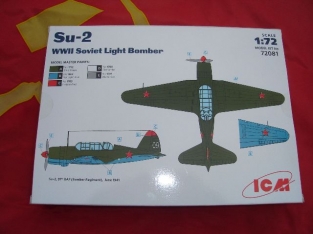 ICM 72081  Su-2 WWII Soviet Light Bomber